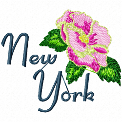 Flowers And Tree Embroidery Design 2